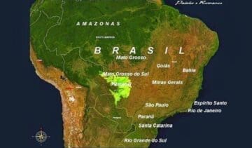 Mapa bioma Pantanal