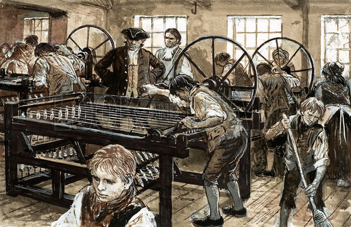 Foto que retrata a Revolução Industrial