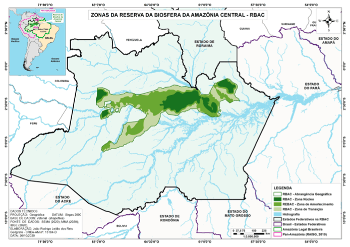 Reserva da Biosfera Amazônia Central - RBAC