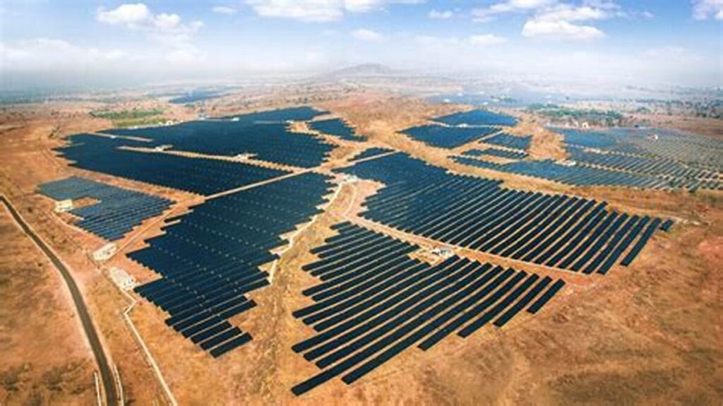 Parque solar na Índia