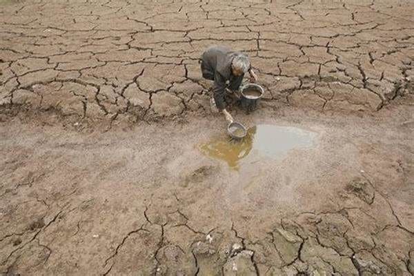 estresse hídrico e escassez de água