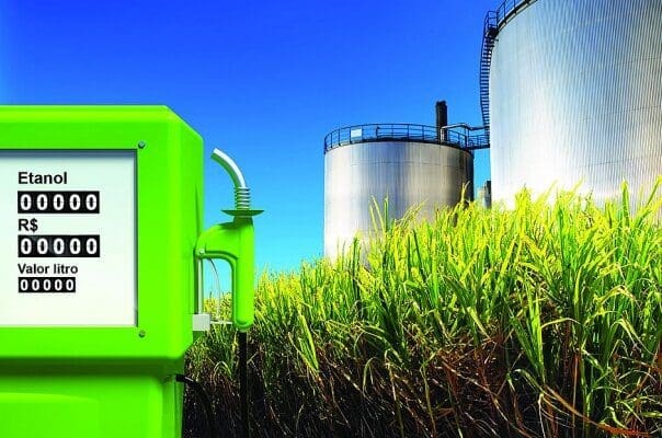 a produção de etanol como biocombustíveis