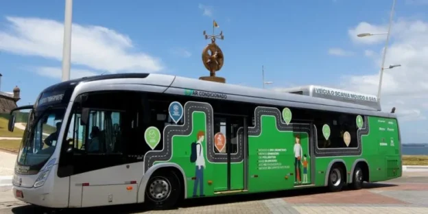 Ônibus Movidos a Biometano produzido a partir de Cocô