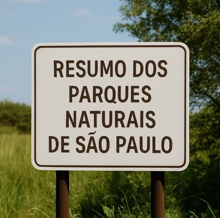 Resumo dos Parques Naturais de São Paulo