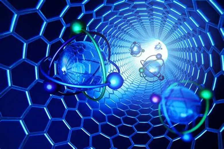 Como se fosse um túnel do tempo surgem mini células como representação da nanotecnologia