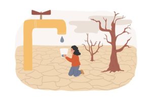 Gestão ineficiente dos recursos hídricos